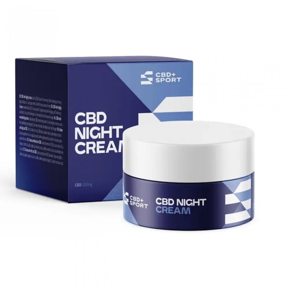 CBD Night Cream | CBD+Sport Προϊόντα Κάνναβης
