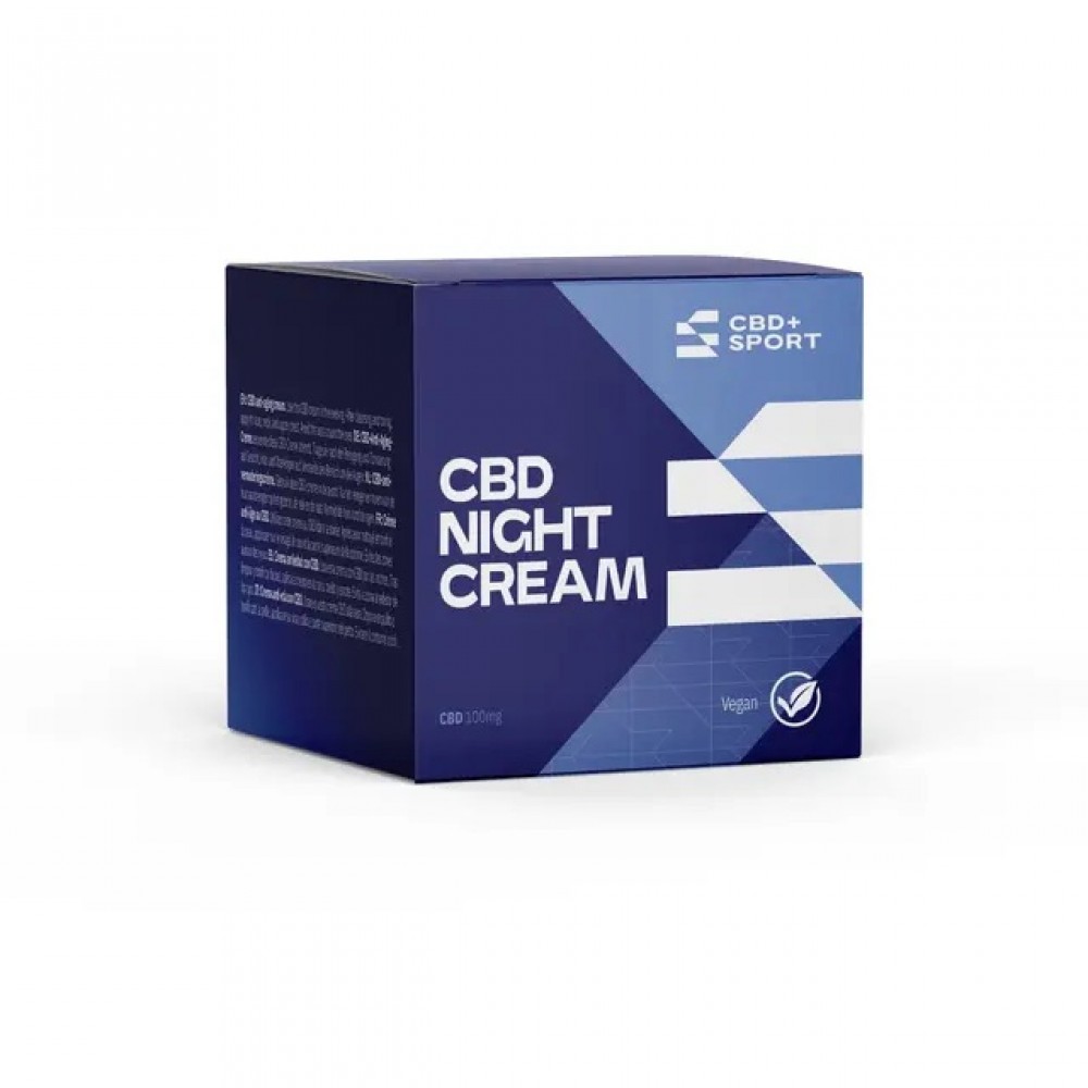 CBD Night Cream | CBD+Sport Προϊόντα Κάνναβης