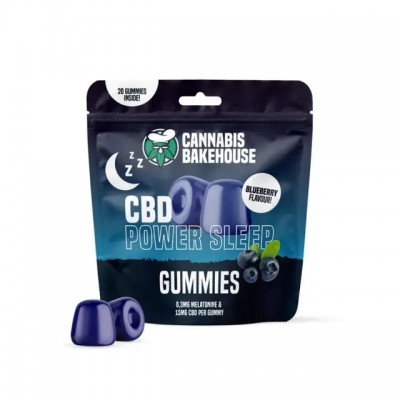 CBD POWER SLEEP GUMMIES - BLUEBERRY 20 PCS 