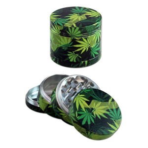 Black Leaf Camouflage Aluminium Grinder 4-part  Αξεσουάρ