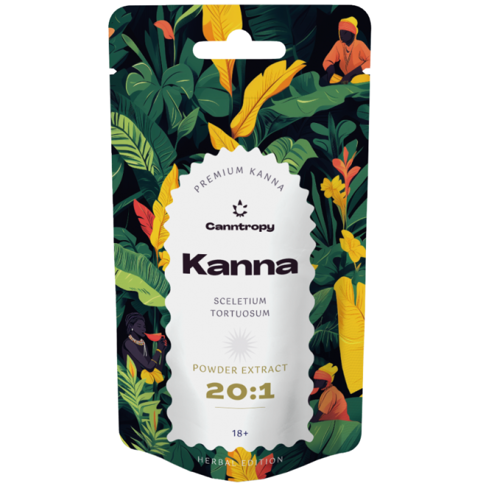 Kanna Εκχύλισμα Σκόνης  (Sceletium Tortuosum) 20x, 5g Βιολογικά Προϊόντα
