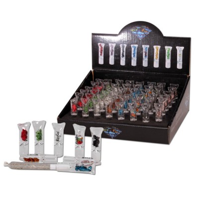 Glass Tips w. Strass for 8mm Filters (γυάλινη τζιβανα)