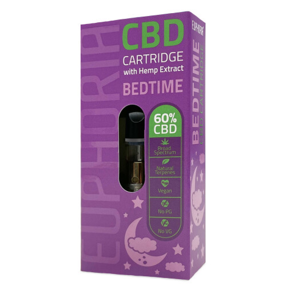 Euphoria CBD Cartridge Bedtime - 60% CBD With Broad Spectrum Cannabinoids