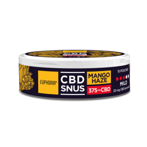 CBD SNUS Mango Haze, CBD, 375 mg (15 x 25 mg)