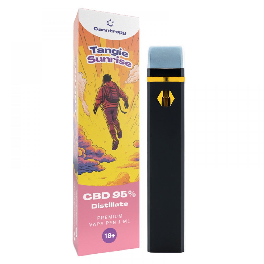 CBD Vape Pen Μιας Χρήσης Tangie Sunrise, CBD 95 %, 1 ml Ηλεκτρονικά Τσιγάρα