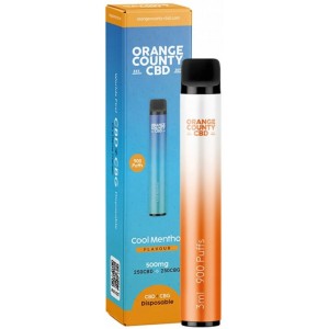 CBD Vape Pen Cool Menthol, 250mg CBD + 250mg CBG, 3 ml Ηλεκτρονικά Τσιγάρα 