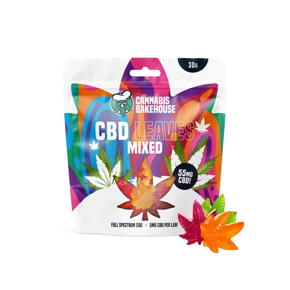 CBD Cannabis Gummies – Leaves MIX 55MG CBD Προϊόντα Κάνναβης