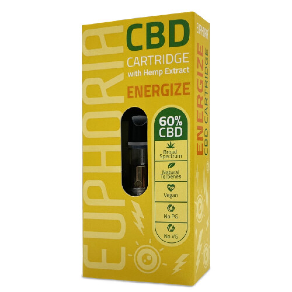 CBD Cartridge Energize - 60% CBD With Broad Spectrum Cannabinoids Ηλεκτρονικά Τσιγάρα