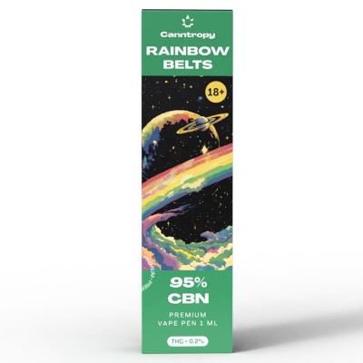 CBN Vape Pen Rainbow Belts, 95 % CBN, 1ml