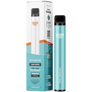 CBD Vape Pen Cool Menthol, 250mg CBD + 250mg CBG, 3 ml Ηλεκτρονικά Τσιγάρα 