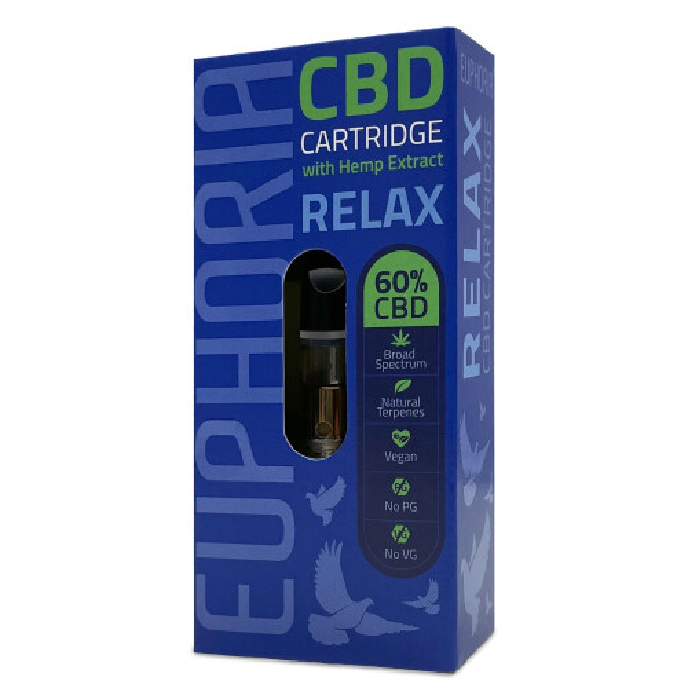 CBD Cartridge Relax - 60% CBD With Broad Spectrum Cannabinoids Ηλεκτρονικά Τσιγάρα