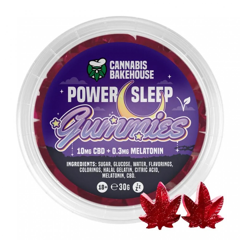 CBD SLEEP GUMMIES LEAVES - BLACKCURRANT (Ζελεδάκια 30G) Προϊόντα Κάνναβης