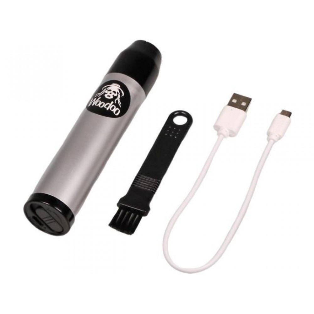 Ηλεκτρικός Τρίφτης Καπνού Woodoo Grinder Pen Electric Silver/Gun Αξεσουάρ