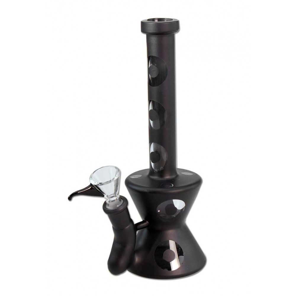 Glass Bong with Circle matt black Αξεσουάρ