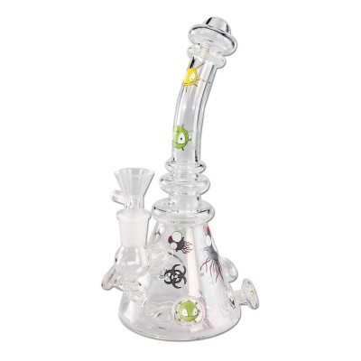 Haze Invaders Bubbler Bong
