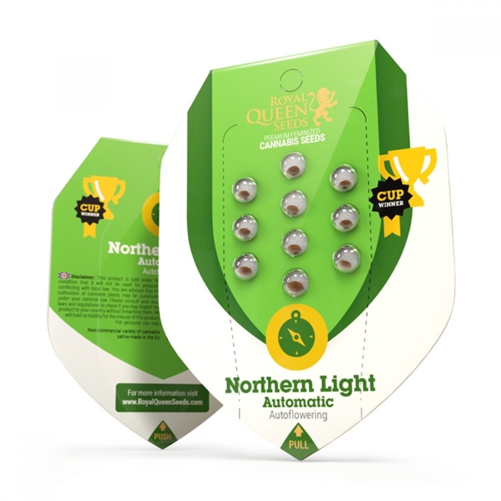 Northern Light Automatic, 3 seeds Σπόροι Κάνναβης (Royal Queen Seeds)