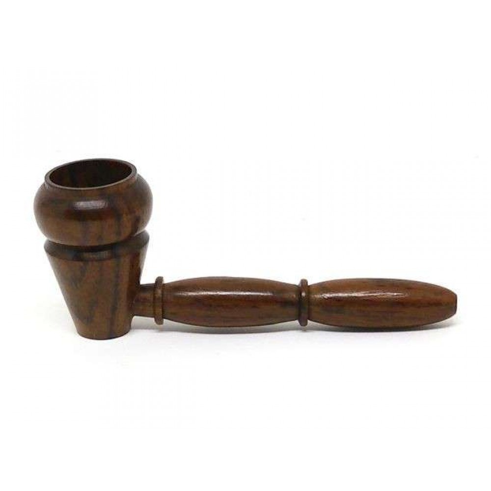 Ξύλινη πίπα Hemp με σήτα Mini 85mm καφέ  Αξεσουάρ