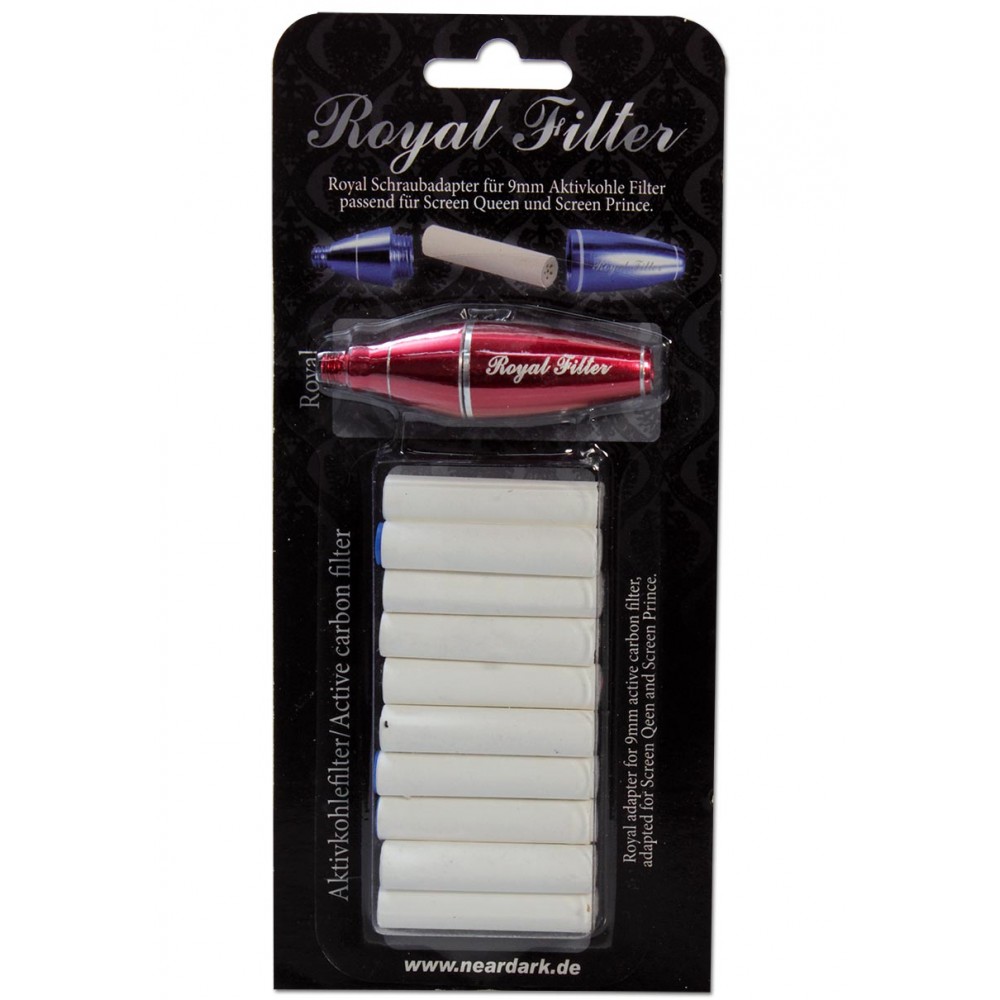 Black Leaf Screwable Pipe + Royal Filter Adapter Αξεσουάρ