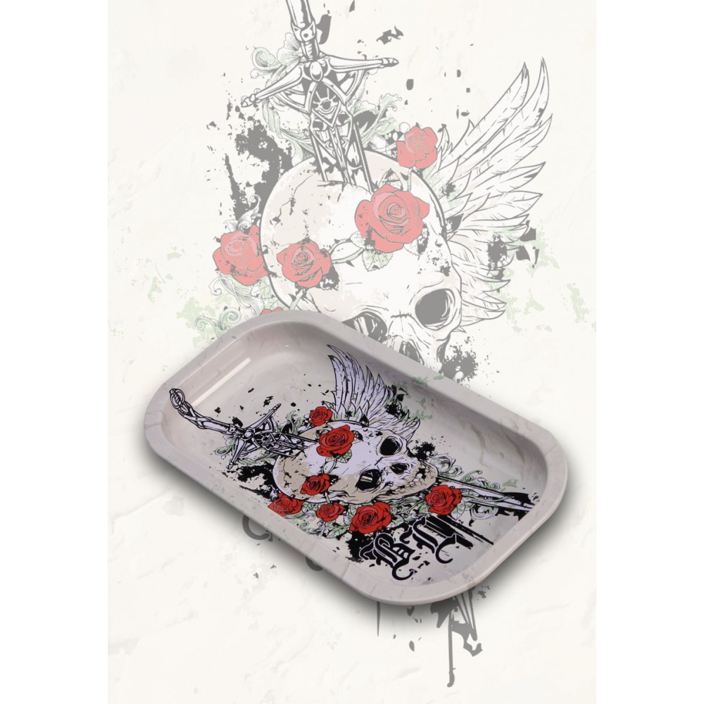 BL Skull+Roses Rolling Tray Αξεσουάρ