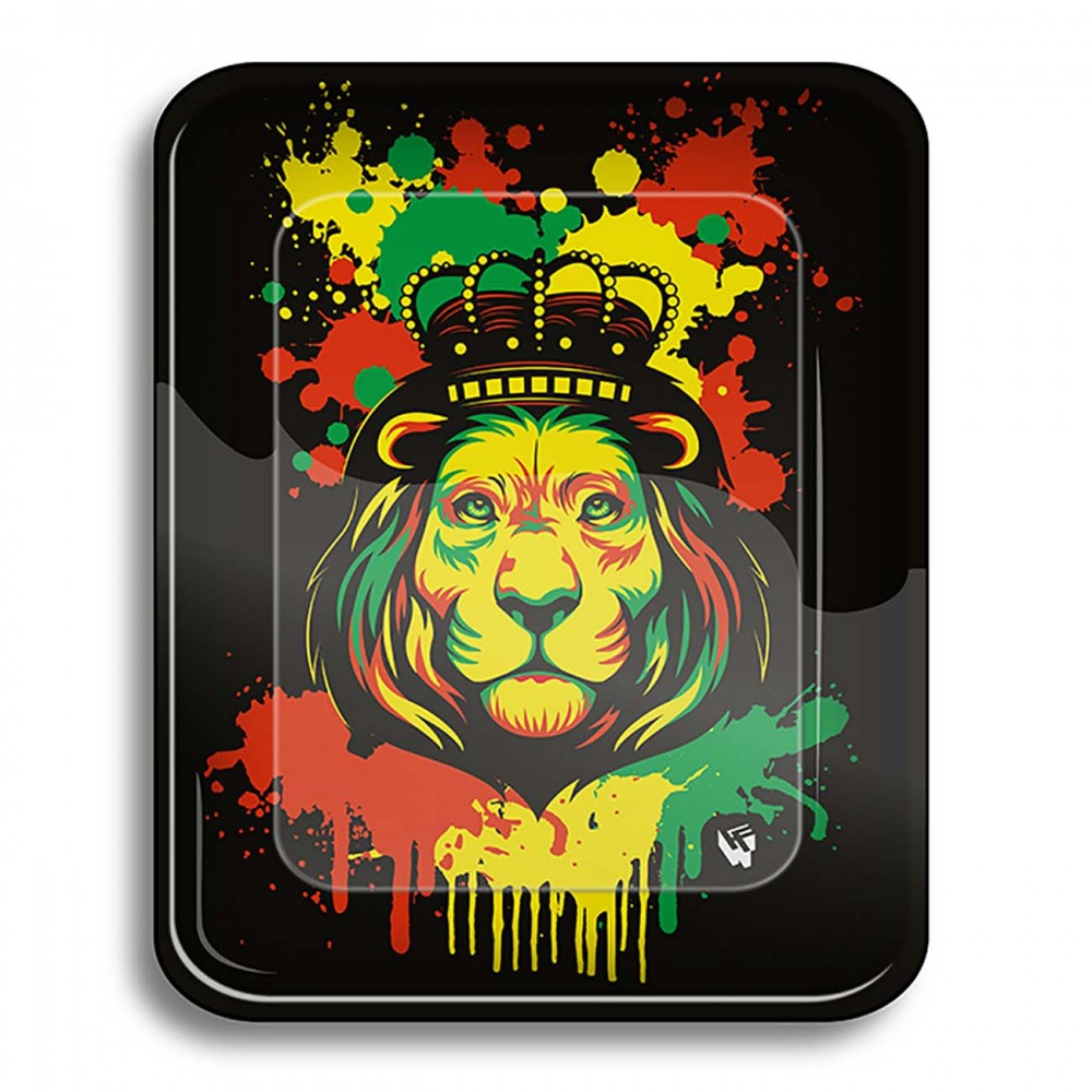 FIRE-FLOW Rolling Tray RASTA STENCIL LION Αξεσουάρ
