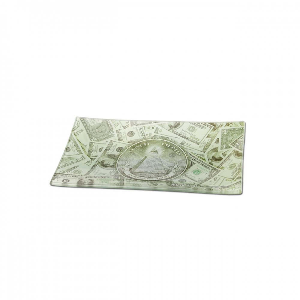 Black Leaf Dollar Glass Rolling Tray Αξεσουάρ