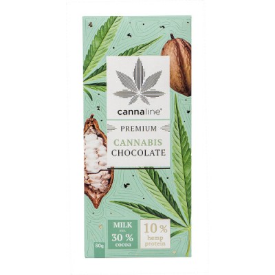 Cannaline Premium Cannabis Milk Chocolate with hemp protein