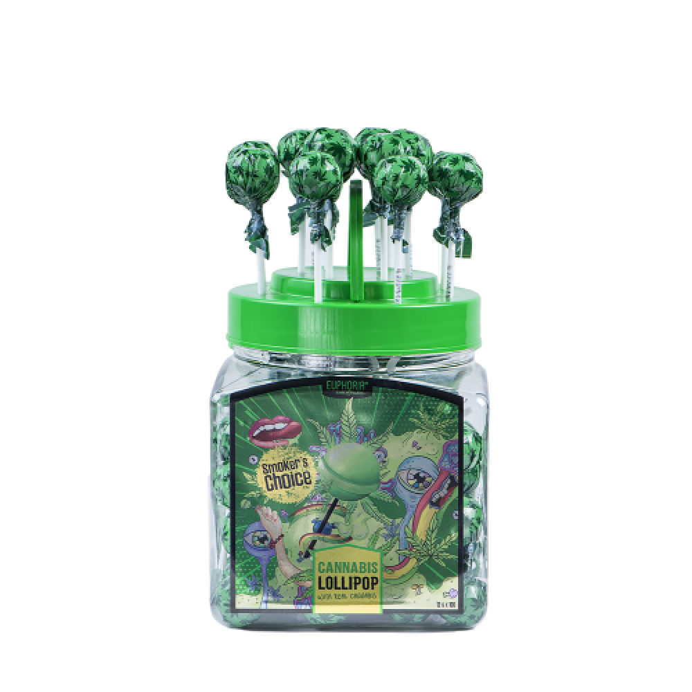 Euphoria Cannabis Lollipops Γλειφιτζουρια Κανναβης 1.2 gr Προϊόντα Κάνναβης