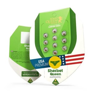 Sherbet Queen Automatic, 3 seeds Σπόροι Κάνναβης (Royal Queen Seeds)