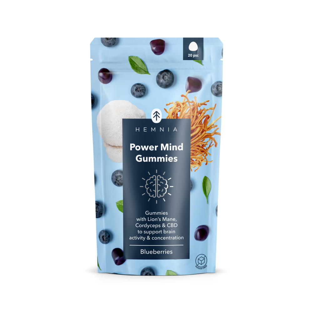 Power mind Gummies ( Ζελεδάκια για υποστήριξη της συγκέντρωσης) Προϊόντα Κάνναβης