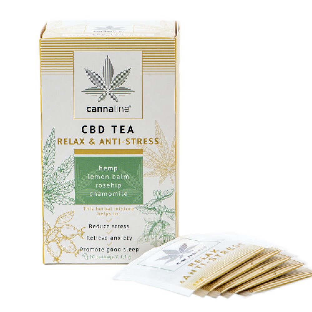 Cannaline CBD Tea RELAX & ANTI-STRESS Προϊόντα Κάνναβης