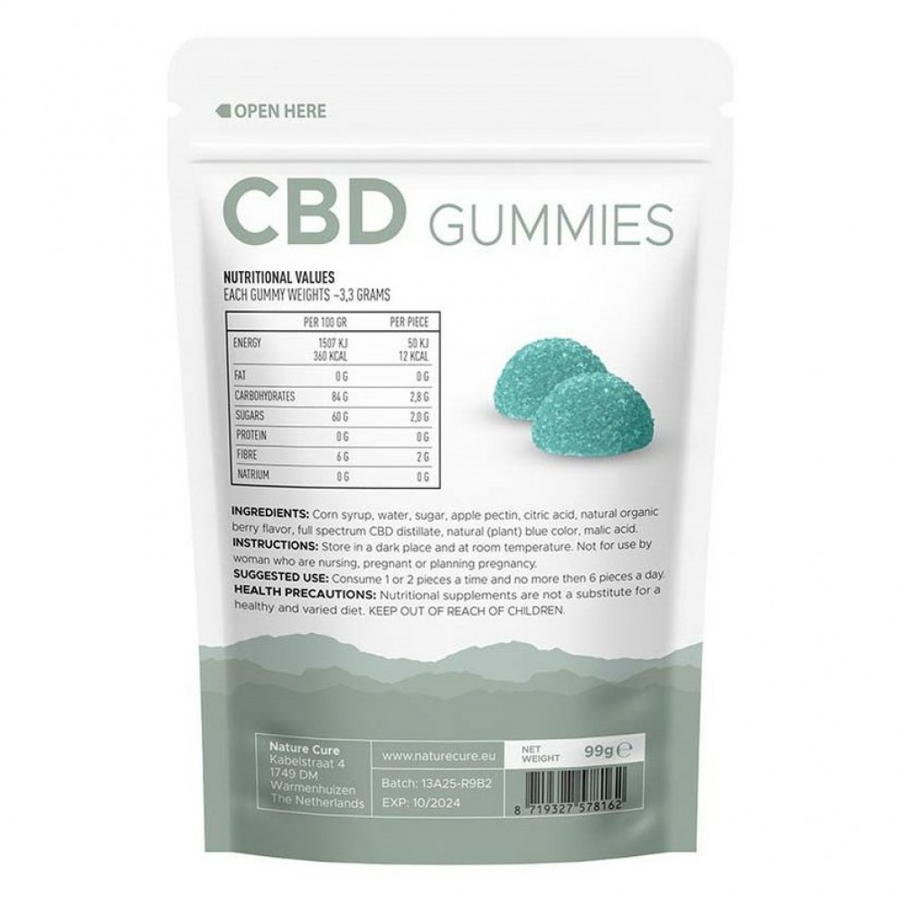CBD Blueberry Gummies Προϊόντα Κάνναβης