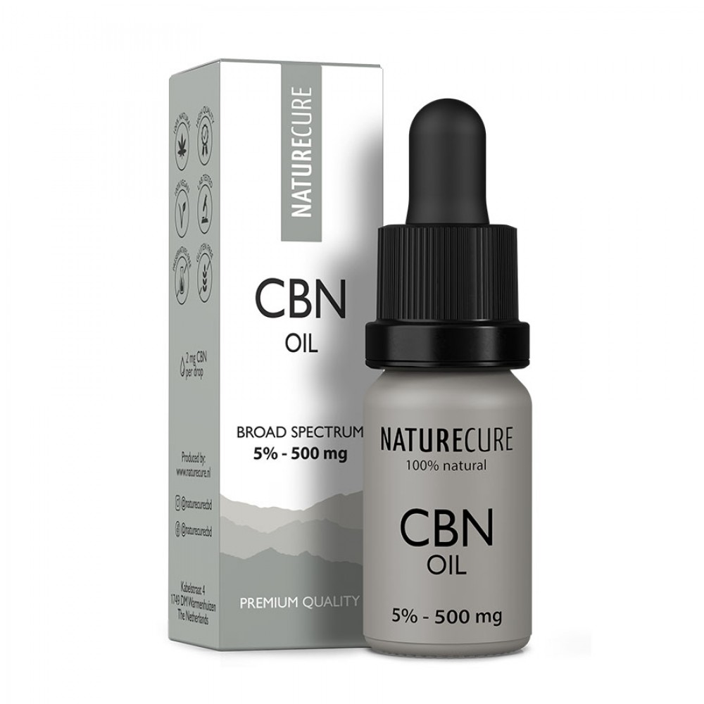 CBN Oil - Broad Spectrum - Nature Cure 5% CBN + 2.5% CBD (250mg) Προϊόντα Κάνναβης