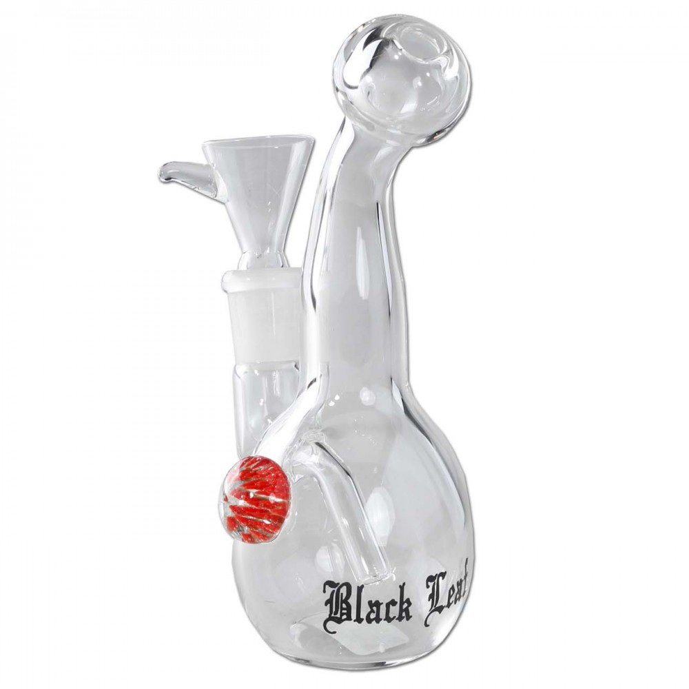 Black Leaf Glass Bong for Herbs + Oil Αξεσουάρ