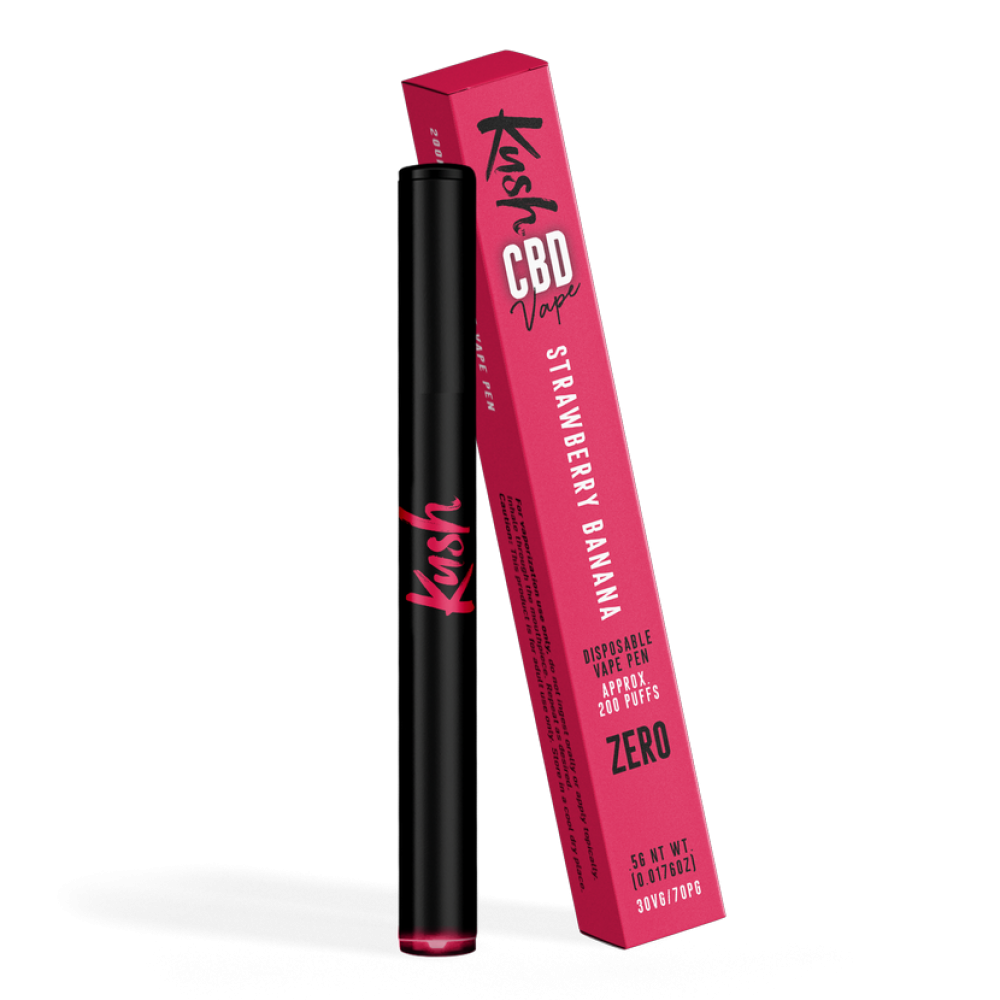 Kush CBD Vape Pen - STRAWBERRY BANANA, 200 mg CBD Ηλεκτρονικά Τσιγάρα 