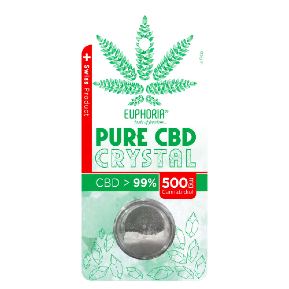 Euphoria Pure CBD Crystals 500 mg CBD