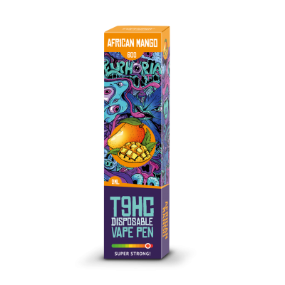 Euphoria T9HC Vape Pen μιας χρήσης African Mango, 2 ml