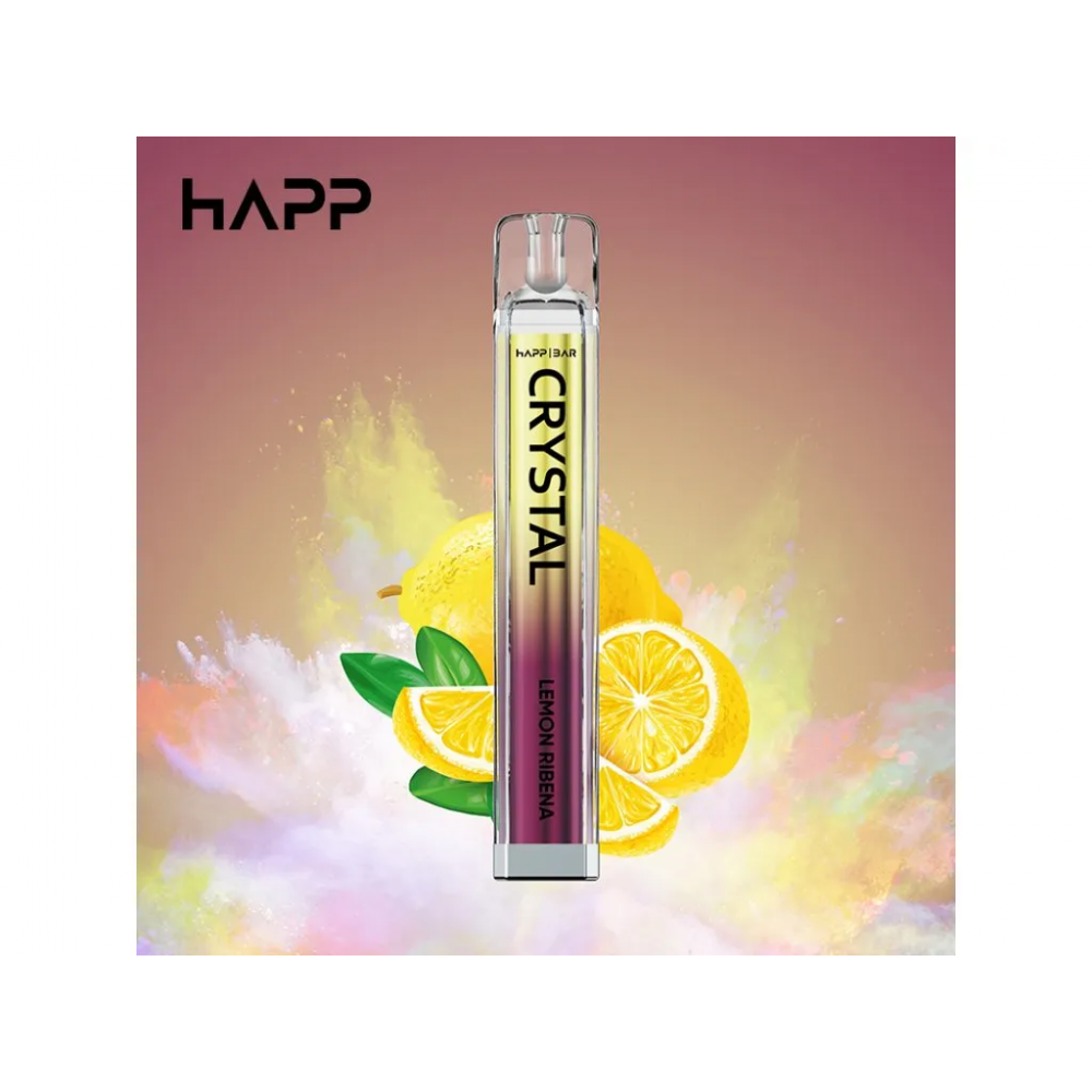 Happ Bar Crystal Vape Pen Lemon Ribena, 2 ml Ηλεκτρονικά Τσιγάρα 