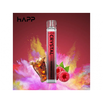 Happ Bar Crystal Vape Pen Raspberry Cola, 2 ml