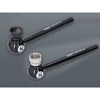 Πίπα Hemp Γυάλινη D&K Glass Pipe με σίτα 140mm