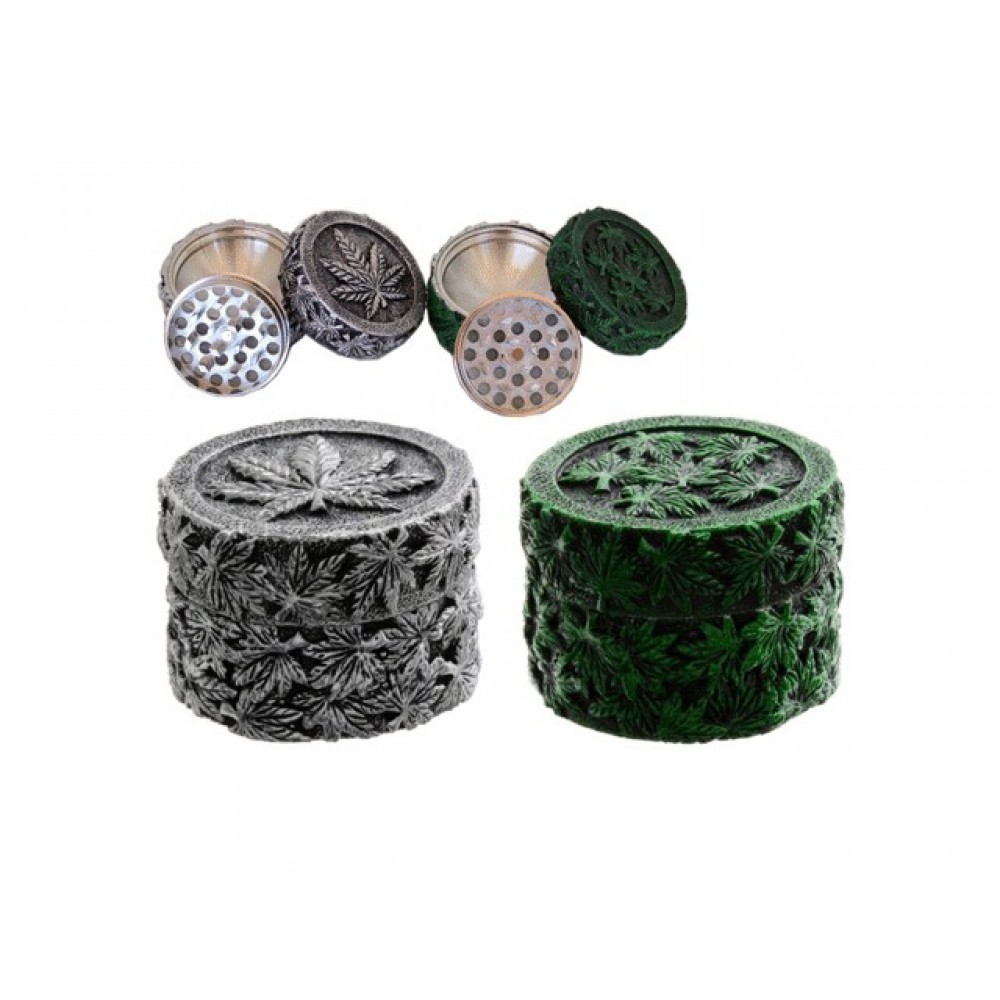 Τρίφτης Καπνού Ξύλινος Atomic Wood Grinder 58mm 3Parts Αξεσουάρ