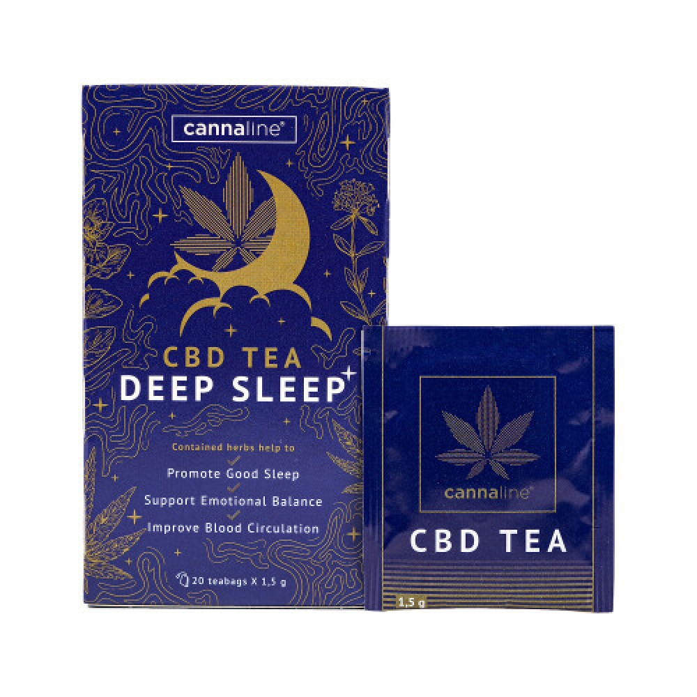 Cannaline CBD Tea DEEP SLEEP Προϊόντα Κάνναβης