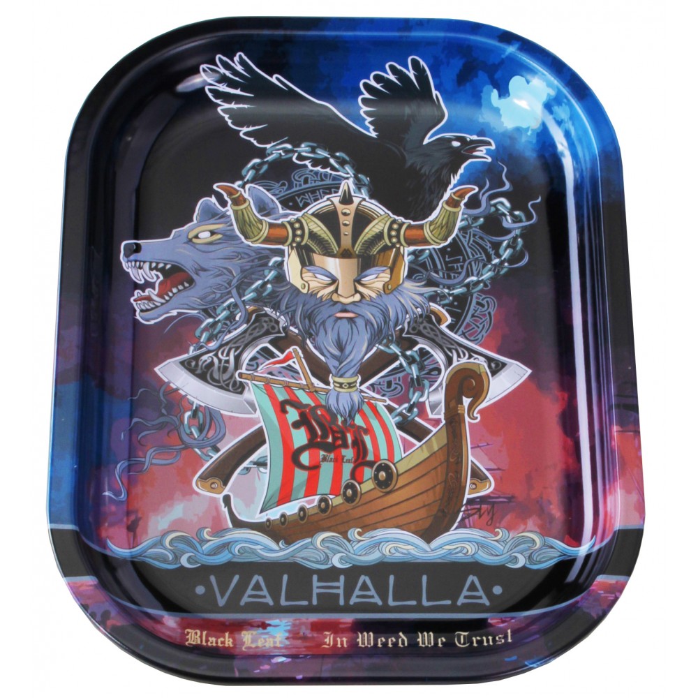 Black Leaf Rolling Tray VALHALLA Αξεσουάρ