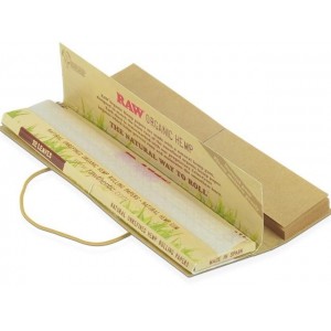Χαρτάκι Raw king size CLASIC φυσικό ακατέργαστο slim συν tips με τζιβάνες 32 φύλλα Αξεσουάρ