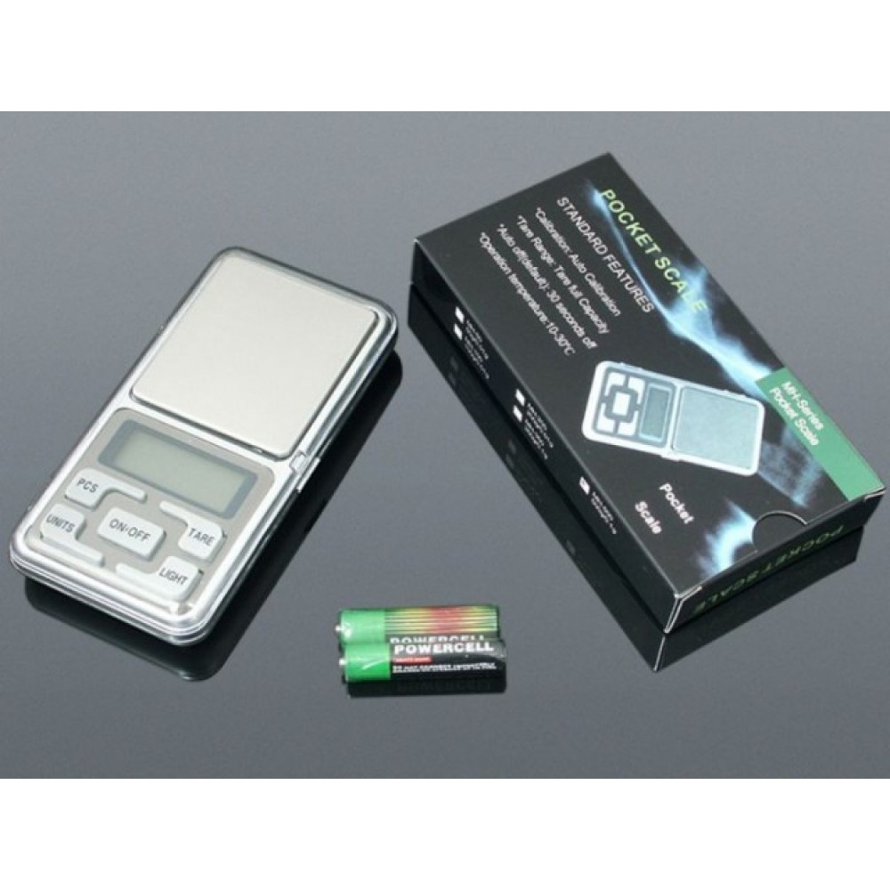 Ζυγαριά ακριβείας DIGITAL POCKET SCALE 500g με ακρίβεια 0,1g  Αξεσουάρ
