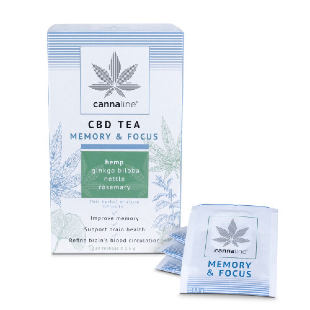  CBD Tea MEMORY & FOCUS Προϊόντα Κάνναβης